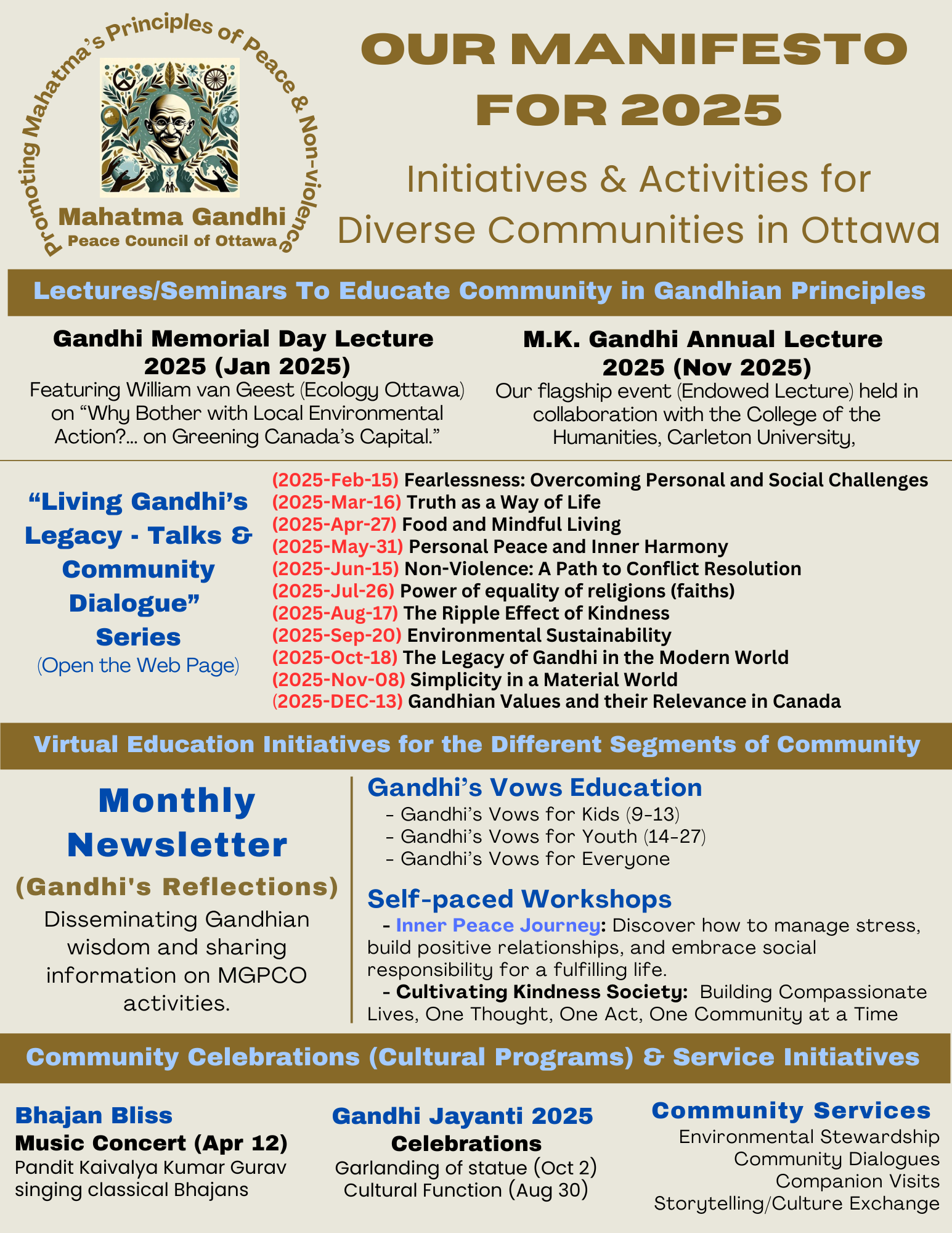 MGPCO - Our 2025 Manifesto